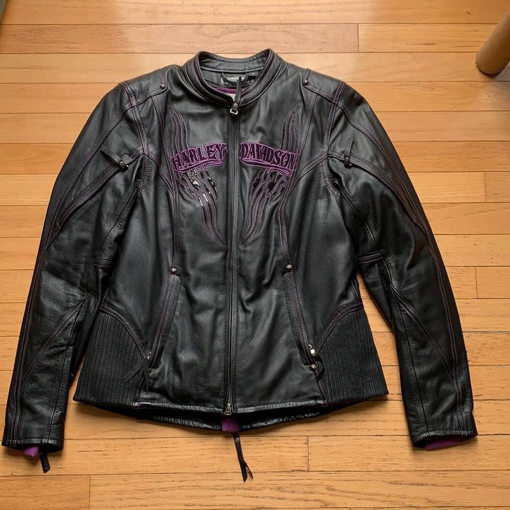 Harley Davidson leather women’s riding vest